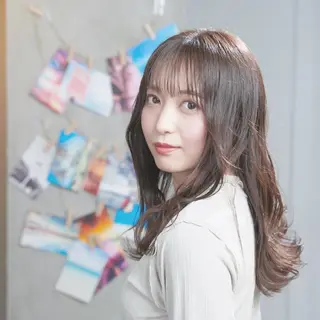 セミロング カラー 🦋韓国系指名No1 店長/圓山 祐也🦋のヘアスタイル