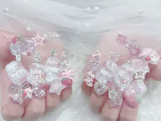 ネイル MoMoA Nail ネイル長さ出し専門店のネイルデザイン