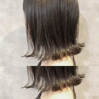 ミディアム レイヤーカット⭐︎ 韓国ヘア⭐︎YUKAのヘアスタイル