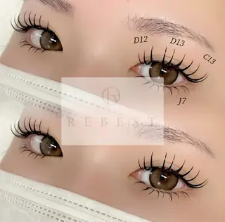 マツエク・マツパ REBEST天王寺 eye🩵Maayaのマツエク・マツパデザイン