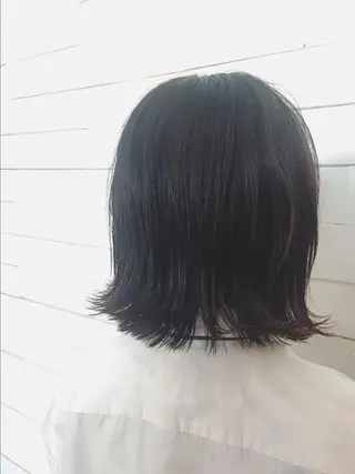 ショート 黒田瀬奈/ボブ まろやかベージュのヘアスタイル
