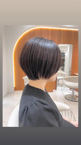 ショート カラー 渋谷ボブ特化 /田中航平のヘアスタイル