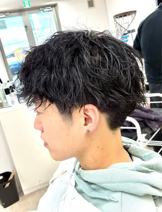 ショート パーマ メンズ garden小山店 Yuka🌿のヘアスタイル