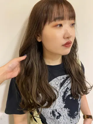 ロング カラー LUVISM新潟🎀 透明感カラー/ミユのヘアスタイル