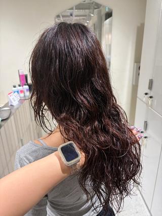 ロング カラー パーマ .⋆⟡💖 Marin💖⟡⋆.のヘアスタイル