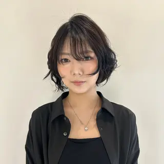 ショート ツヤ髪/ボブ/アレ ンジ🌿yuiのヘアスタイル