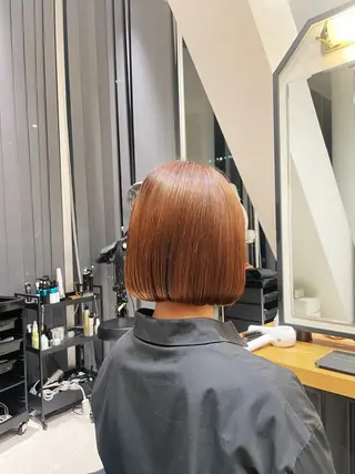 ミディアム 角本 ゆあんのヘアスタイル