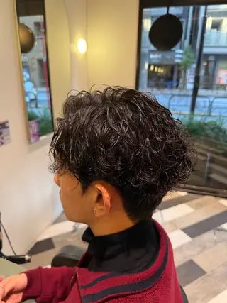 パーマ メンズ メンズ指名NO.1/ 原崎 元希のヘアスタイル