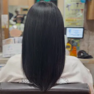 セミロング 【金沢文庫4分】髪質 改善/縮毛矯正アラタのヘアスタイル