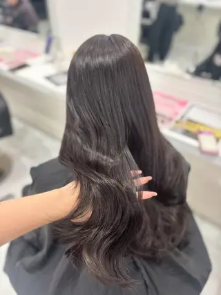 ロング 髪質改善×艶髪カラー 🫧銀座のヘアスタイル