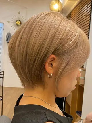 ショート カラー 馬場 涼平のヘアスタイル