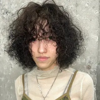 ショート パーマ ヘアアレンジ 新高円寺 Miranoのヘアスタイル
