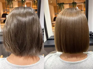 ショート ✨似合わせボブ✨ 縮毛矯正のヘアスタイル