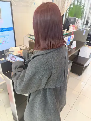 ミディアム カラー アレンジ&ショート 💙YUKINOのヘアスタイル