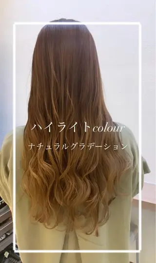 ロング カラー 縮毛矯正/髪質改善/ 艶髪ササキナツミのヘアスタイル
