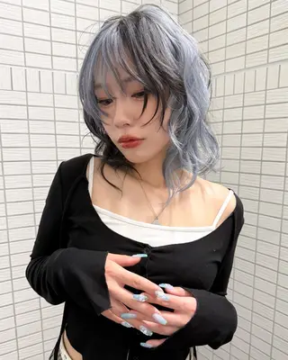 ロング カラー 🌙町田色落ち特化 🌙れいのヘアスタイル