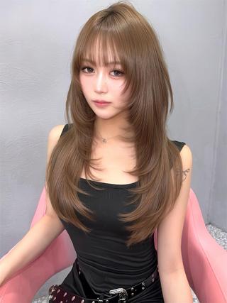 ロング カラー みうる🎀透明感艶髪 🫧レイヤーカットのヘアスタイル