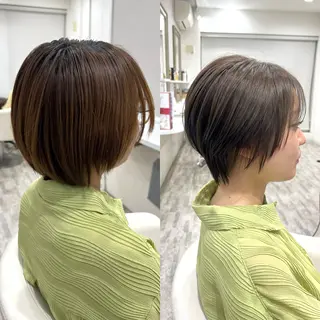 ショート カラー 脱・パサつき髪/小塚 美容室難民の方はぜひのヘアスタイル