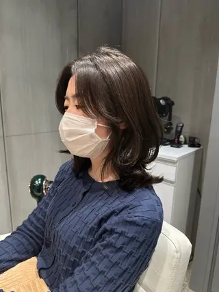 セミロング 似合うが分かる💕 骨格診断/宮澤瑞穂のヘアスタイル