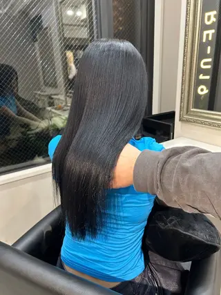 ロング 💎艶カラー+美髪 +髪質改善💎のヘアスタイル