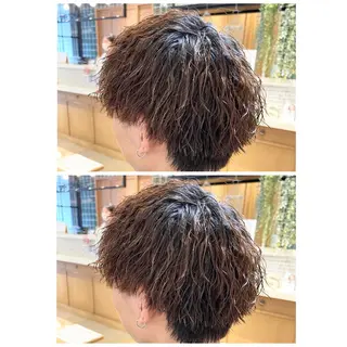 ショート パーマ メンズ 🧞‍♂️早志 陸哉🧞‍♂️のヘアスタイル