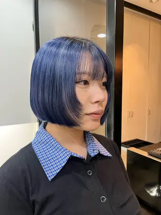 ショート カラー ボブ/透明感カラー ✂️ツムギ♡のヘアスタイル