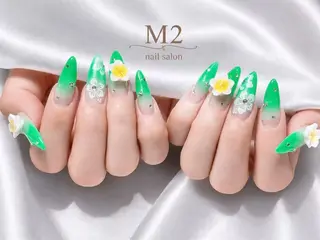 ネイル 長さだし専門店 M2　rikaのネイルデザイン