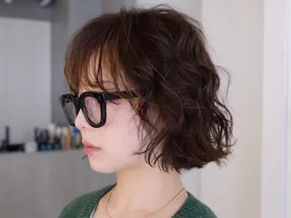 ショート パーマ ショウタ/レイヤーカ ット/透明感カラーのヘアスタイル