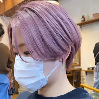 ショート カラー マンツーマン 美容師💚コウブチのヘアスタイル