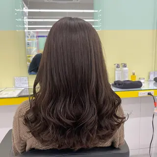 セミロング カラー ヘアアレンジ mai🍑暖色カラー /レイヤー💖のヘアスタイル