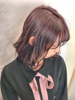 ミディアム カラー TAKAHASHI LEAPSのヘアスタイル