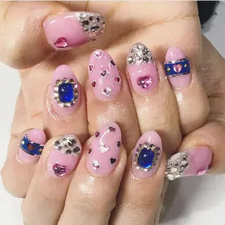 ネイル 渋谷/チップ長さ出し 👑アプレgel-xのネイルデザイン