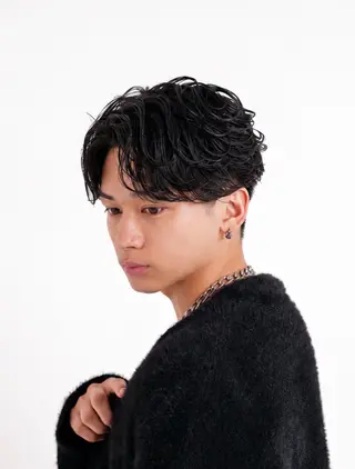 ミディアム メンズ 木村 介威のヘアスタイル