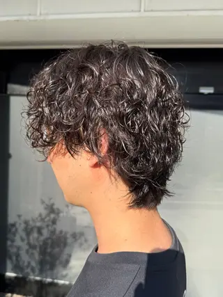 ショート パーマ 透明感カラー/パーマ 🌀アオノのヘアスタイル
