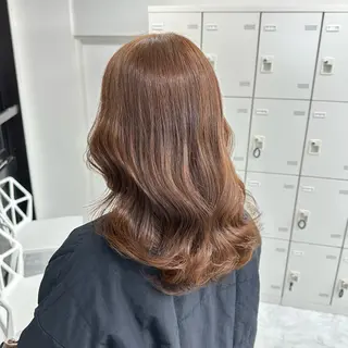 ミディアム カラー レイヤーダブルカラー KYONのヘアスタイル