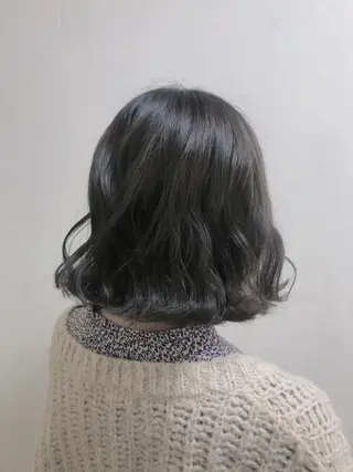 ミディアム カラー もりたみかこ 美容師お休み中のヘアスタイル
