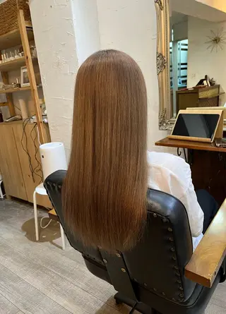 ロング カラー 🧸柔らかいベージュ カラー🧸氏家達哉のヘアスタイル