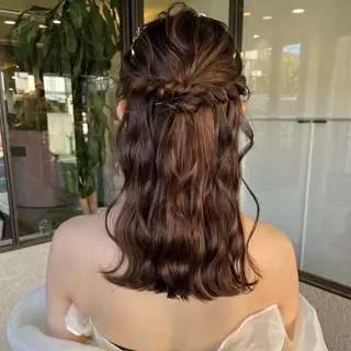 ミディアム ヘアアレンジ 大人可愛い:: Rioのヘアスタイル