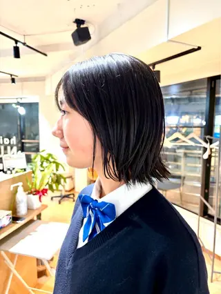 ミディアム 加藤 麻美のヘアスタイル