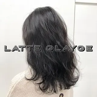 ロング カラー パーマ ヘアアレンジ メンズ キッズ ネイル マツエク・マツパ 上品＆韓国風 🥀海心🥀のヘアスタイル