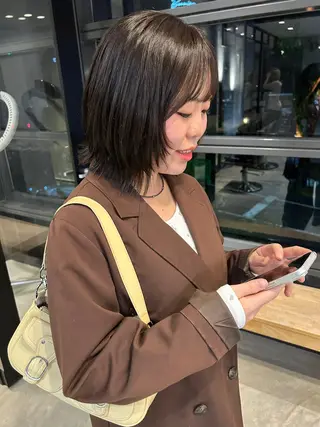 セミロング ・ nanokaのヘアスタイル