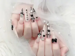 ネイル MoMoA Nail ネイル長さ出し専門店のネイルデザイン