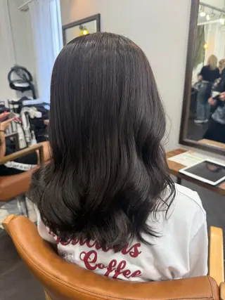 ミディアム カラー DANY🦋名駅✂︎ 艶髪/透明感カラーのヘアスタイル