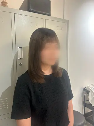 ミディアム 🩷似合わせカット 🩷透明感カラーのヘアスタイル