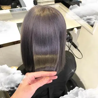 ミディアム カラー パーマ ヘアアレンジ メンズ キッズ ネイル マツエク・マツパ KANAMI 🌏のヘアスタイル