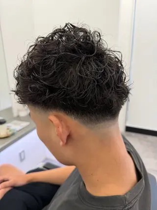 ミディアム パーマ メンズ 【メッシュ×パーマ】 ❤️‍🔥Koukiのヘアスタイル