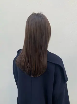 セミロング 柔らかいハイトーン× 似合わせ/Yoheiのヘアスタイル