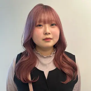 ロング カラー ハイトーン/パーマ/ メンズ / 新宿🌐のヘアスタイル