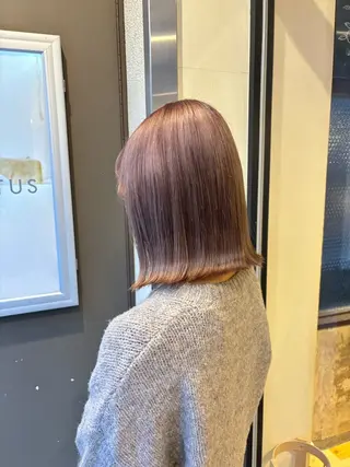 ミディアム カラー Rinka  ︎︎のヘアスタイル