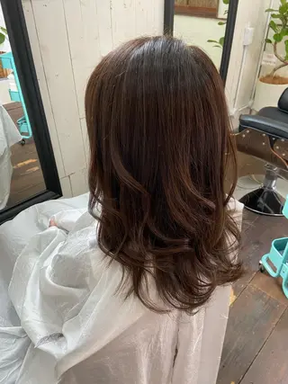 ミディアム 紙屋 隼人のヘアスタイル